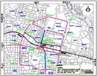 원대 지하차도 건설공사에 따른 교통통제 안내