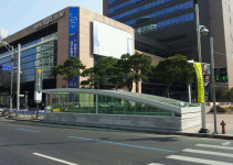대구도시철도공사 대구은행역 출입구 캐노피 설치
