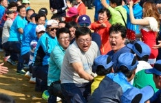 [포토뉴스] 노사 화합 으샤으샤~