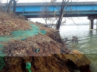 제방 침식… 구미 동락서원도 붕괴 위험