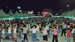 운동+검진+문화공연 축제 영주 건강체험마당 큰 호응