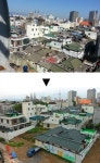3호선 주변 경관 개선 전후…신남네거리-지산 영남아파트