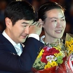 한상진 아내 농구선수 박정은 은퇴식 눈물 왈칵…“잉꼬 부부 제대로 과시”