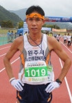 청송사과 산악마라톤 10km 우승 男 정운성·女 서점례 씨