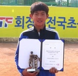 안동 용상초교 전제원, 전국초등테니스대회 우승