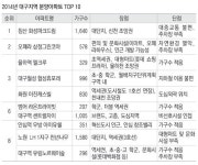 2014 분양 아파트 TOP 10 선정…1위 침산 화성파크드림