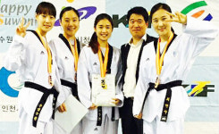 수성구청 김윤옥 전국태권도대회 금메달