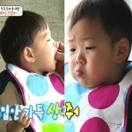 슈퍼맨이 돌아왔다 송일국 삼둥이 대한‥민국·만세, 흑돼지 먹방…상추쌈까지?