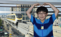 모노레일앓이 11살 현우…저 커서 전동차 몰거예요