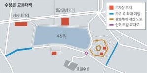 수성못 주변 500대 주차공간 신설…용학로 20m로 확장