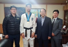 경상공고 박한울 197cm·87kg…대구 태권도 거물 등장