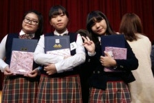 칠곡 신동중 구민주·이윤주 양 金 김수빈 양 銀