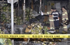 팔달신시장 불, 점포 40여 개 불타