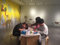 경북대 미술관에 걸린 자연, 만져보고 감상하기