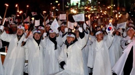 대한독립만세 3·1절 전야 안동 웅부공원서 횃불 행진