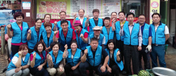 어르신 350명에 짜장면 제공, 일만의행복 서구서 무료급식