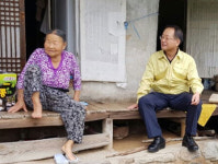 봉화 법전면 직원, 홀몸노인 말벗 봉사