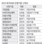 구일정밀·동서개발…대구3030기업 12개사 선정