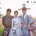 구르미 그린 달빛 곽동연-김유정-박보검, 꽃밭에서 찰칵! 도대체 누가 꽃이야?