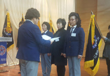 영주시재향군인회 안보결의대회서 상복 터져