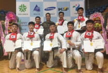 [이런일] 육군3사 태권도팀 품새 부문 단체전 우승
