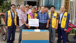 [이런일] 경산라이온스클럽 경로당에 TV 기증