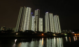 내달 입주 앞둔 대구 침산 화성파크드림 야간 점등 행사