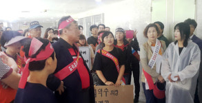 공사중단 구미 원평재건축 조합원 뿔났다