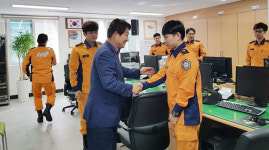 [이런일] 권영진 대구시장, 삼덕119안전센터 격려 방문