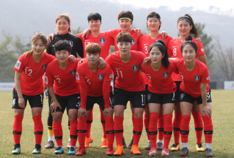 여자축구 대표팀 능곡고 남고생 대결 3대 0 승리, 4월 요르단 아시안컵 담금질