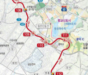 흥덕역 찬반 대립 끝 설치 결정, 인덕원∼동탄 복선전철 사업 용인시의회 통과
