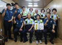 대구 달서경찰서, 여성불안환경 점검 자율방범대원에 감사장