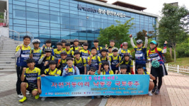 안동지역 중학교 사제동행 라이딩단, 낙동강 389㎞ 구간 완주