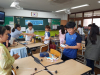 대구 팔달초교, 드론항공 창의교실 체험