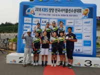 상주시청 사이클팀 KBS 전국사이클대회 3연패 달성