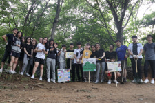 구미 상모고 효자봉 등산로 안내 표지판 설치