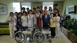 사단법인 함께하는 세상, 대구의료원에 침상용 휠체어 기증