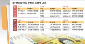 대구 새 기초단체장·광역의원 평균 재산 11억여원