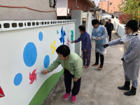 동양대학생 그림 재능기부…아름다운 벽화 골목길 조성