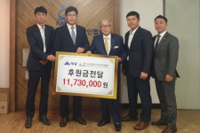 ㈜태왕, 대구시지체장애인협회에 후원금 1천여만원 전달