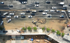 [포토뉴스] 대구 죽전네거리 상도관 파열... 물바다