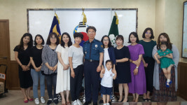 효성초교 1학년 1반 강북경찰서 견학