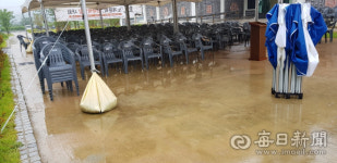 경북 영천시 북안면에 36억원 사업비 투입 건립된 노계문학관 부실공사 잡음