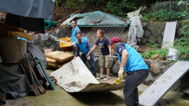 구미 해마루로타리클럽, 구미 장천면 일대 주거환경 개선 봉사활동