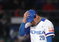 한국 야구, 대만에 0대7 패…슈퍼라운드 2승 1패
