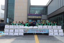 경북 청도군 직장·공장새마을운동 협의회, 장애인 가구에 물품 전달