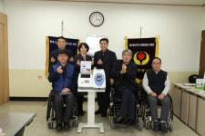 구병원, 척수장애인 대구시협회에 혈압계·구급함 세트 기증