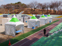 [포토뉴스] 대구 서구에 들어선 코로나19 선별진료소...2일부터 운영