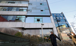 [포토뉴스] 대구 한사랑 요양병원 방역