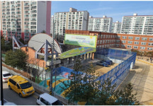 화재로 전소된 경북 안동강남초 체육관, 개축 결정